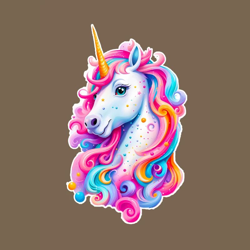 Regenbogen Einhorn 01
