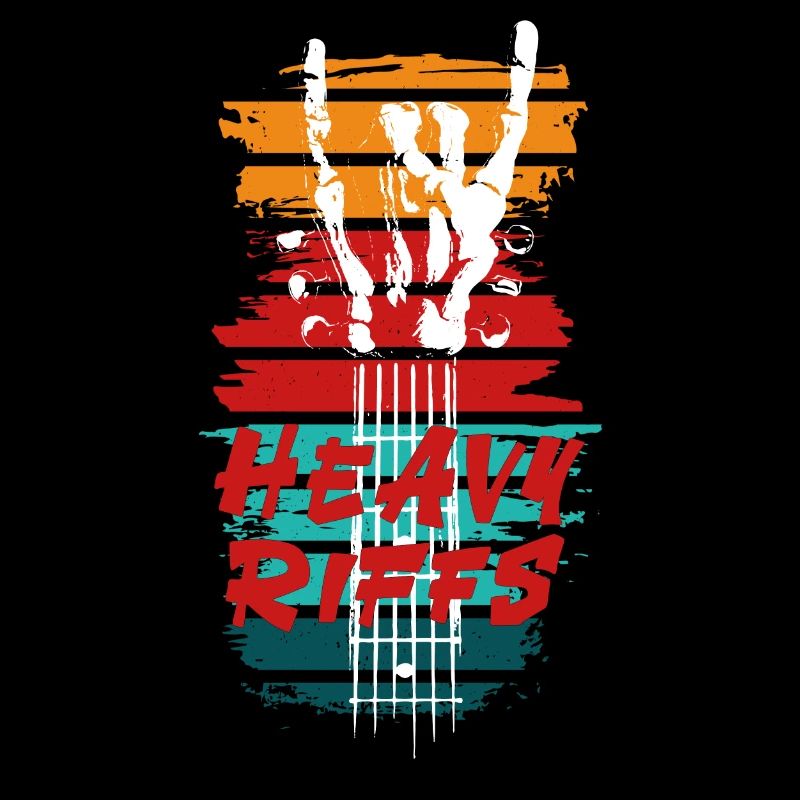 Guitar Guitar Horns Rock Heavy Riffs