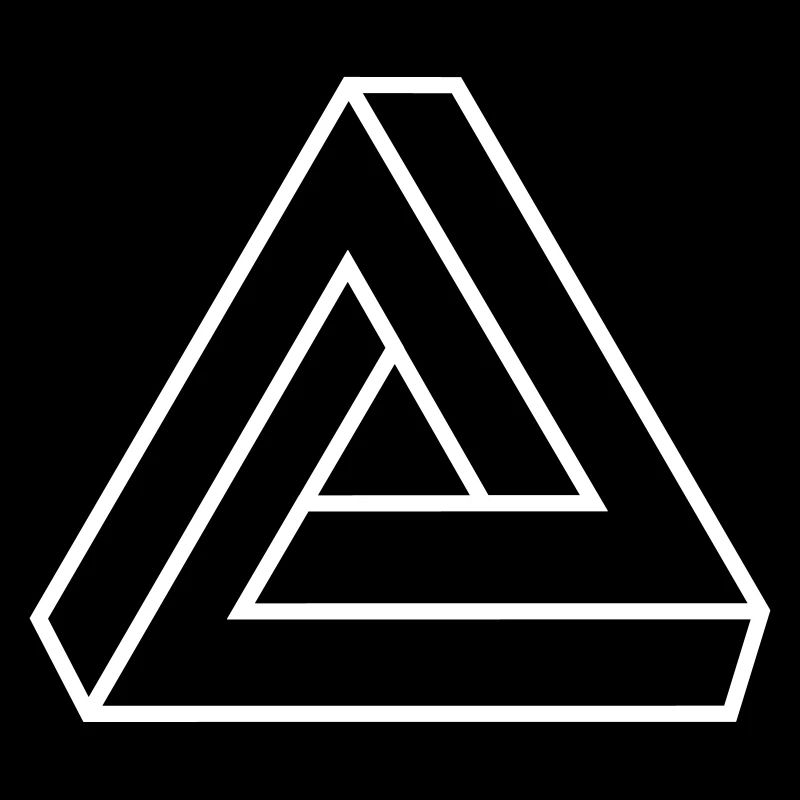Optical Illusion, Impossible Triangle, mathematics