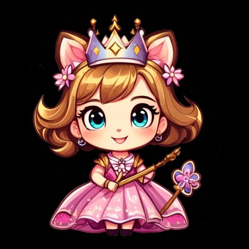 Kawaii chibi petite princesse