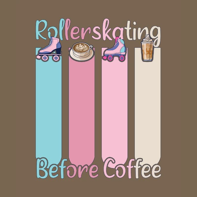Rollerskater Party Rollerskating Before Coffee