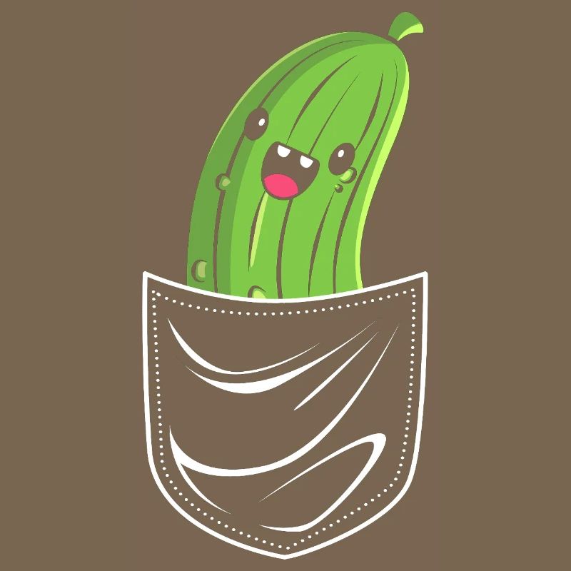 Cornichon concombre et concombre