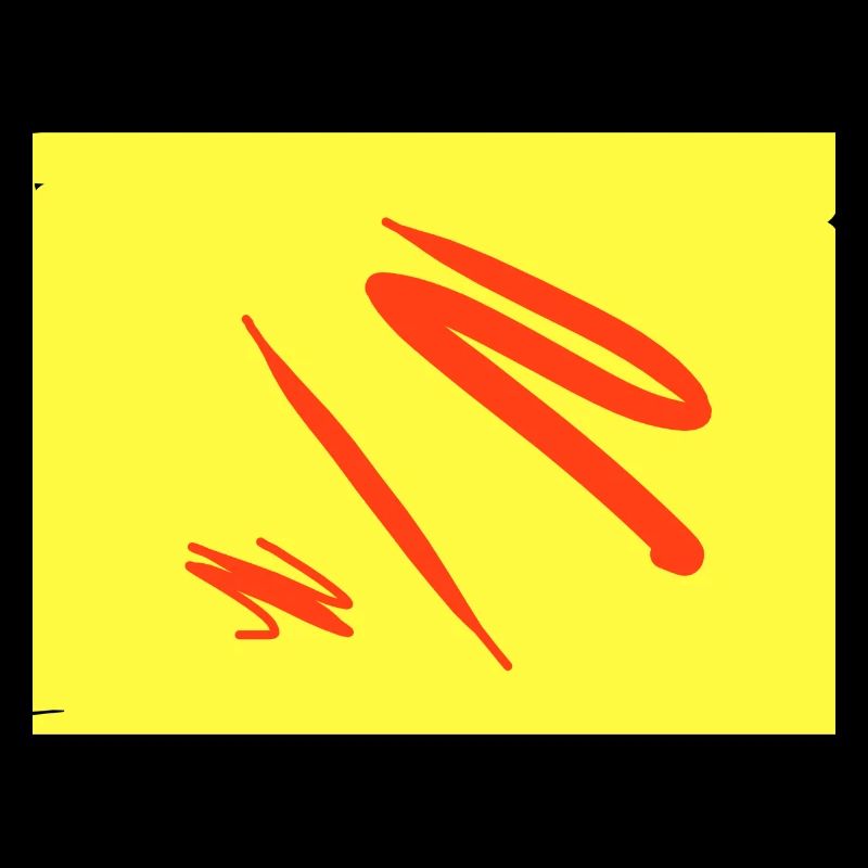 Abstraction rouge-jaune