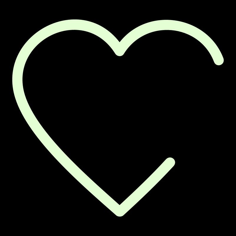 open heart outline (1c)