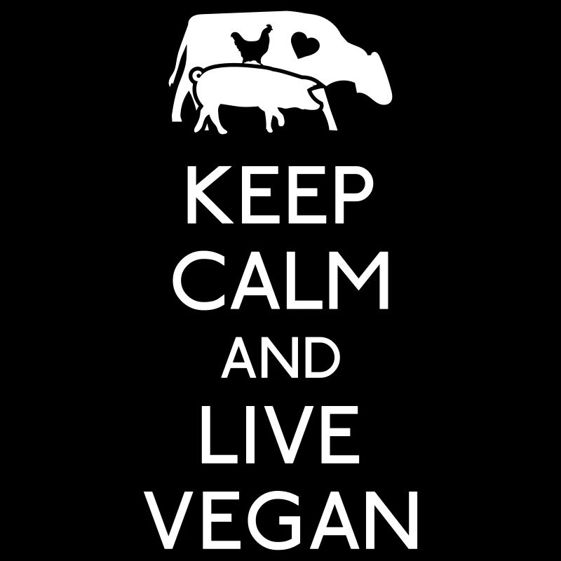 Keep Calm and live vegan