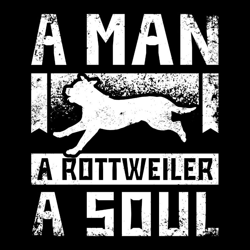 A man a rottweiler a soul