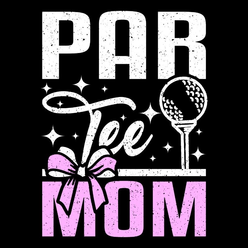 Design de maman par tee pour mère golfeuse