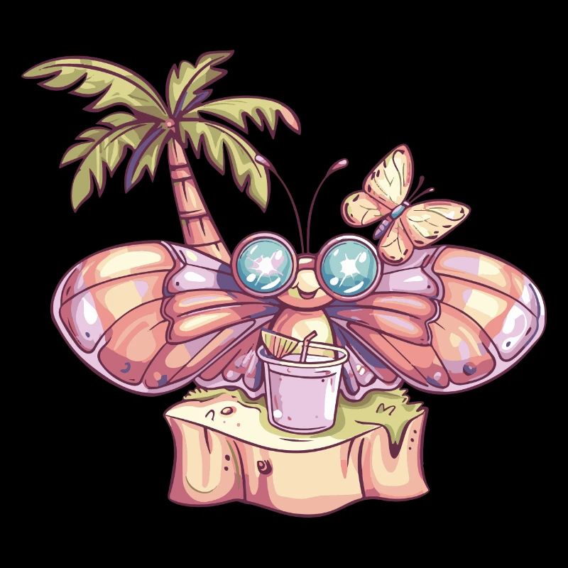 Vacances d’été papillon