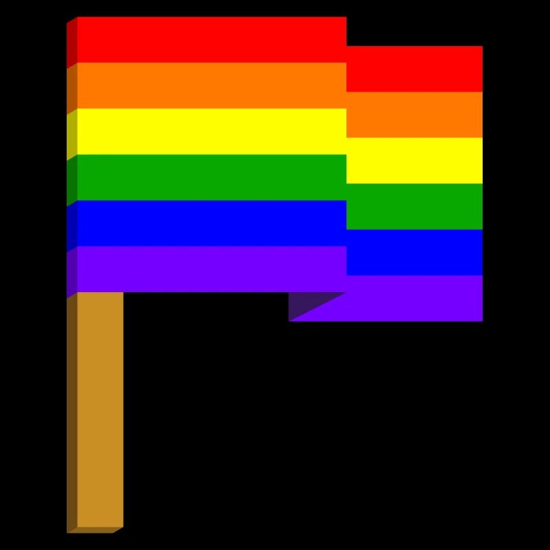 Simplistic Pride Flag Design