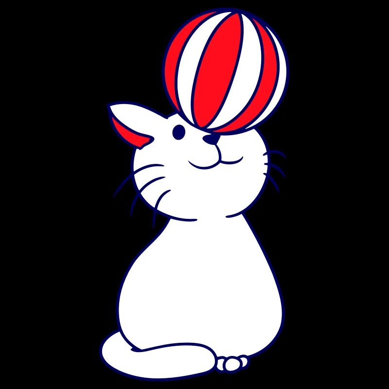 Circus Cat Jeu de ballon de plage équilibré Fun Fun