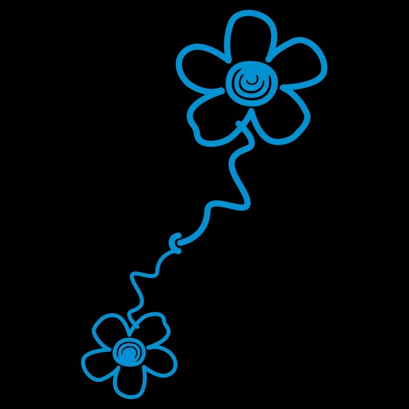 double flower cyan