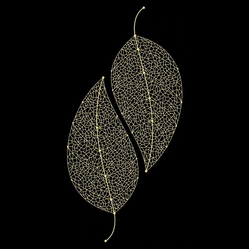 Feuilles décoratives
