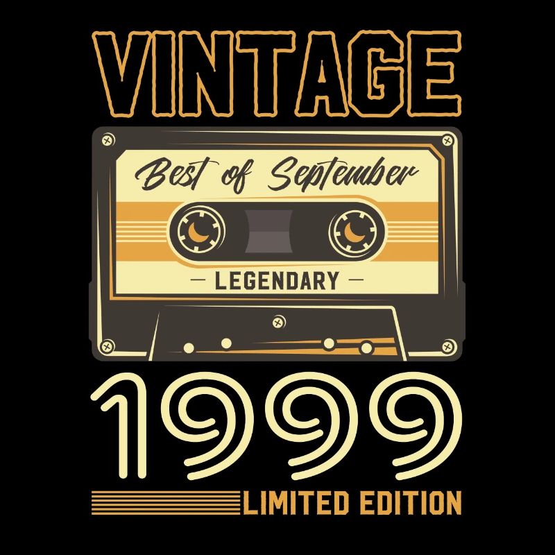 25th Birthday Cassette September 1999 Year 99