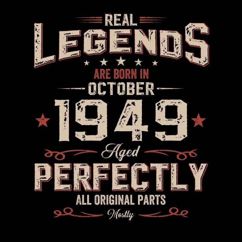 75th Birthday Legend October 1949 Volume 49