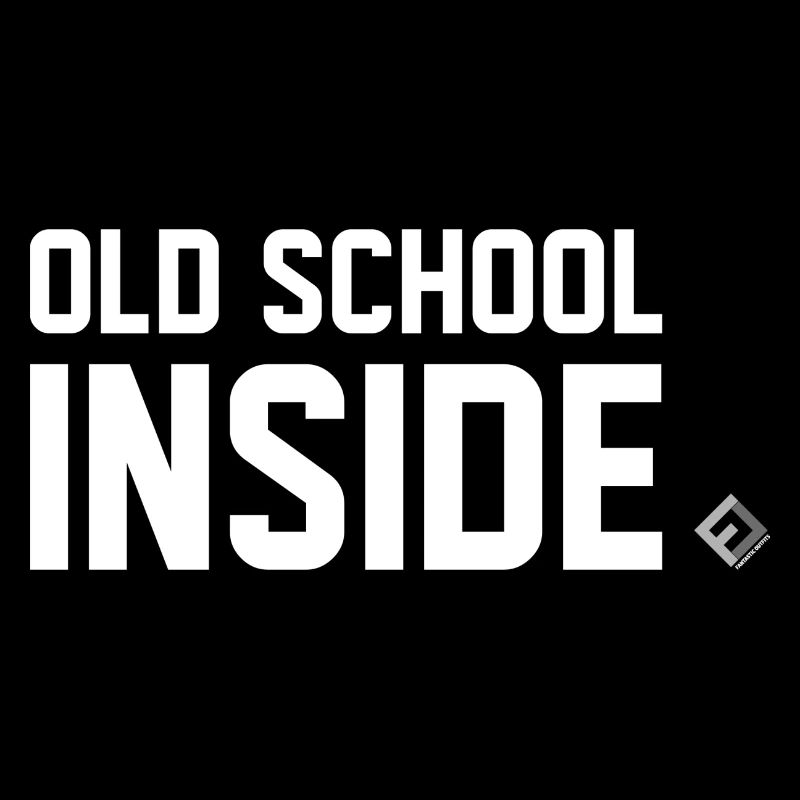 Old School Inside White