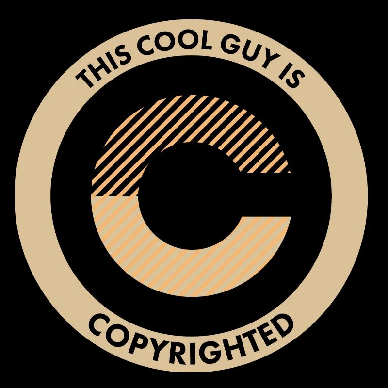 This cool guy is Copyrighted