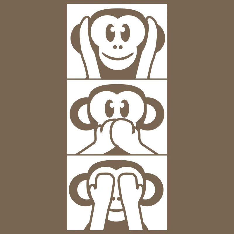 3 Wise Monkeys Hear Nothing Say See Monkey Fun