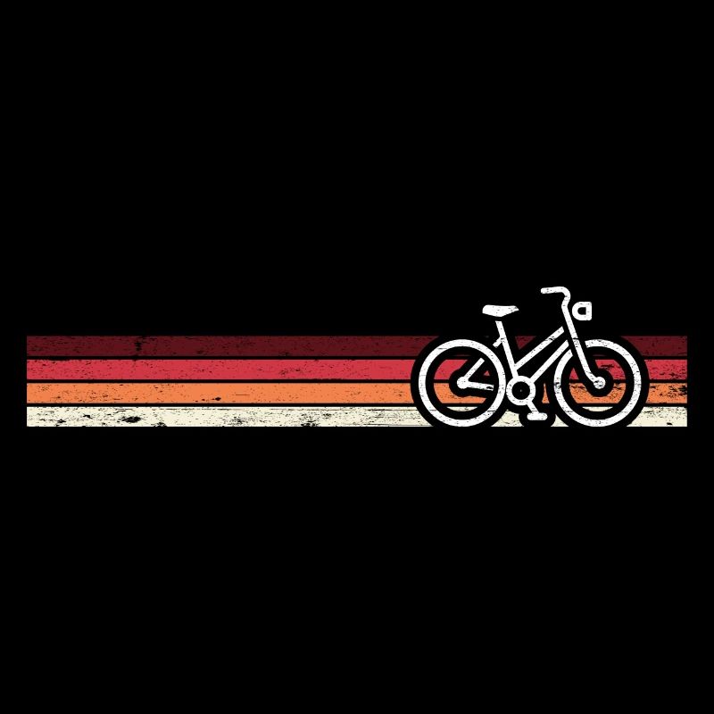 Retro Bike Sunset Gradient
