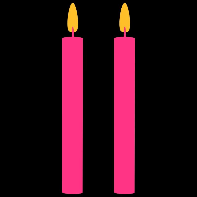 2 Candles / / two / / Second Birthday / / second