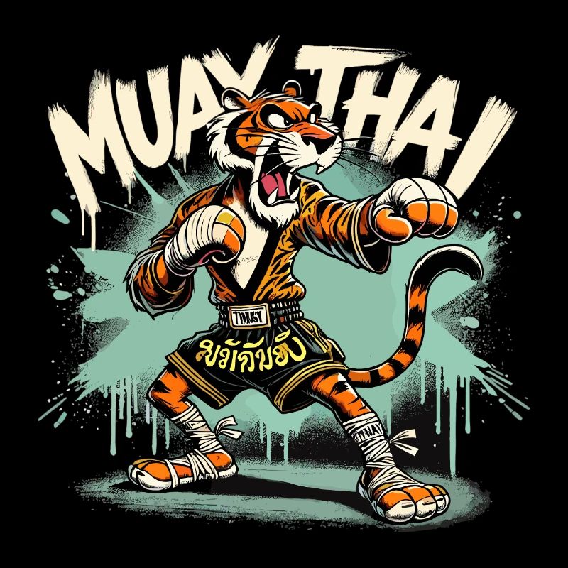 Muay Thai Tiger Boxe thaïlandaise Boxe Cadeau