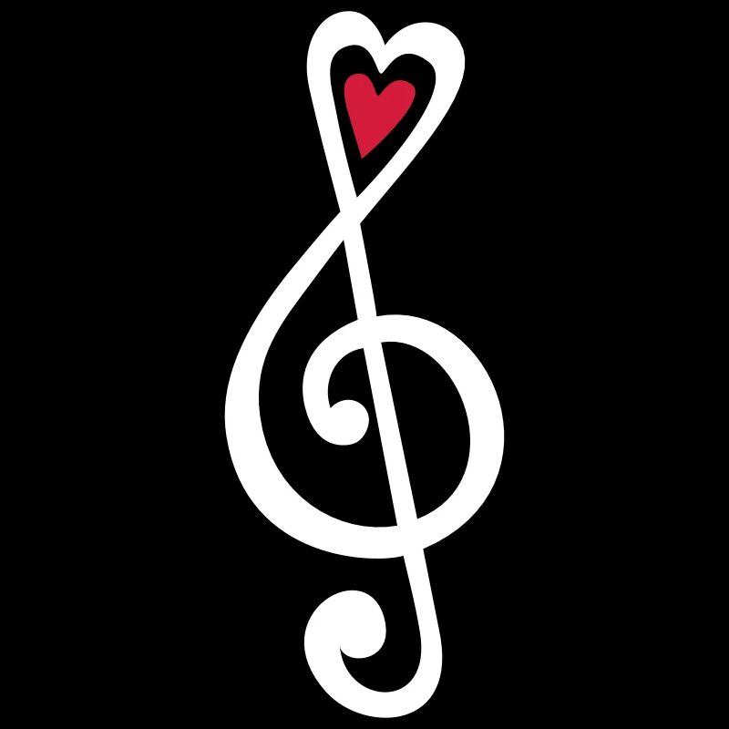 Musique, notes, coeur, classique, clef sol, Choir,