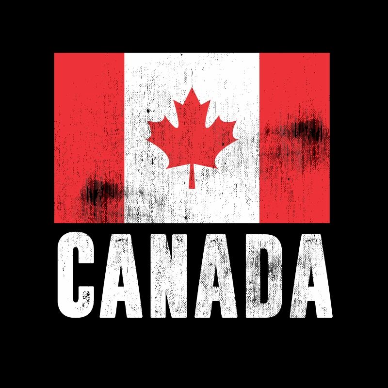 Drapeau du Canada Drapeau du Canada Vintage Retro