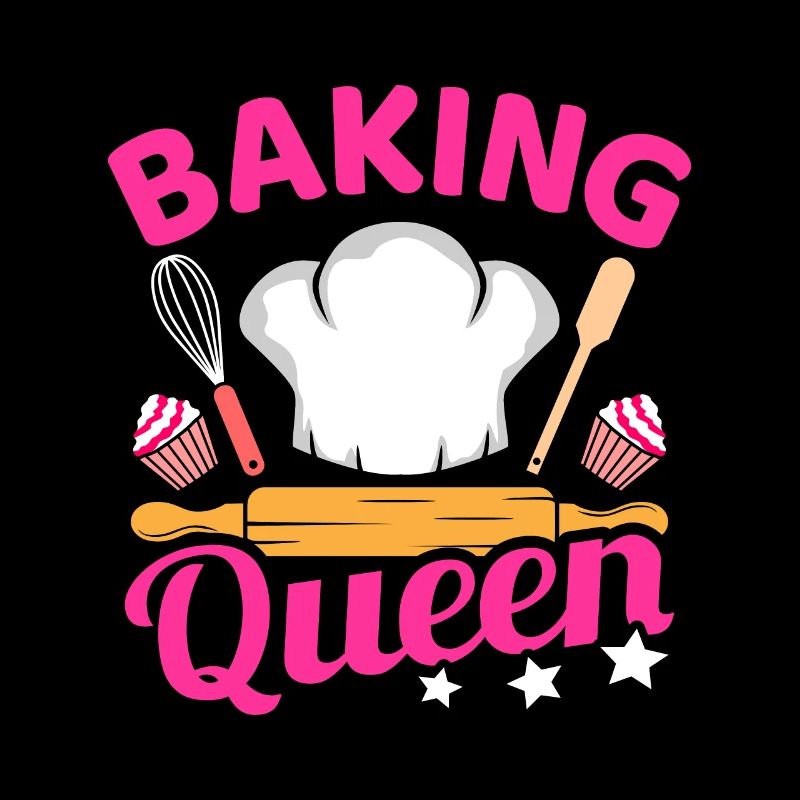 Baking Queen Bake Kitchen Baken saying funny bakery