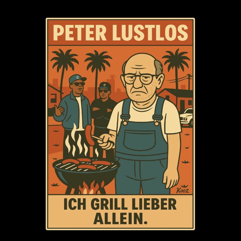 Peter Listless & Grilling: I prefer to grill alone