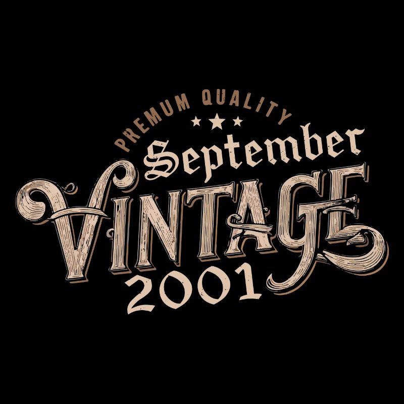 Birthday September 2001 Gift September 2001