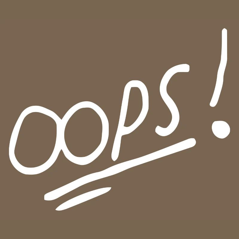 Vibrant Oops Conception de texte manuscrit