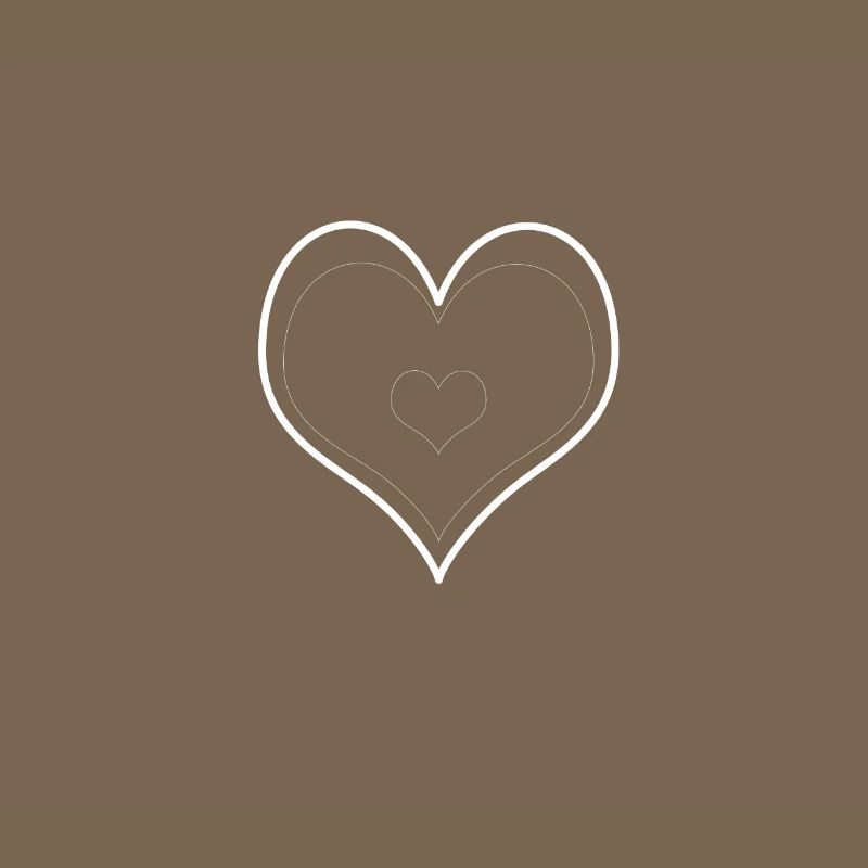 Minimal Heart Duo Outline