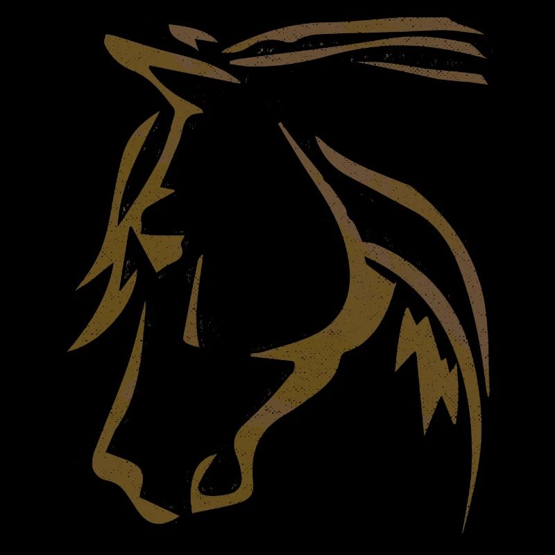 Cheval brun - Tête de cheval - Cavalier - Équitation