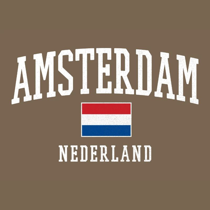 Conception du drapeau Amsterdam NL