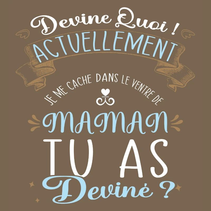 Devine quoi ! Je me cache dans le ventre de Maman