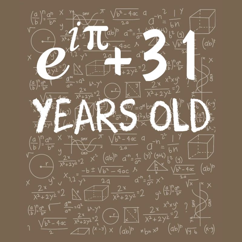30th birthday 30 years Euler Identity math gift