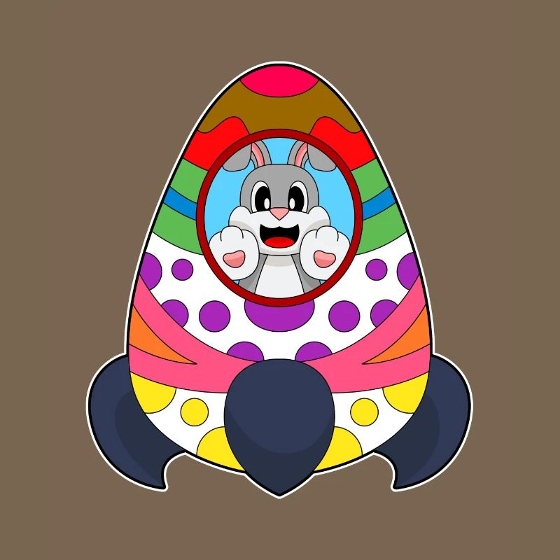Rabbit Easter Rocket