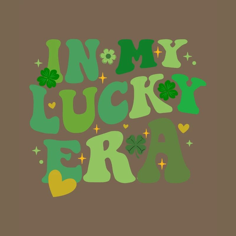 Dans mon ère chanceuse, le trèfle de la Saint-Patrick