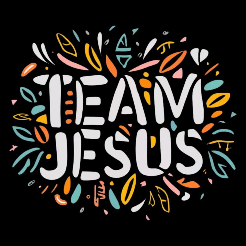 Je suis Jésus – message coloré
