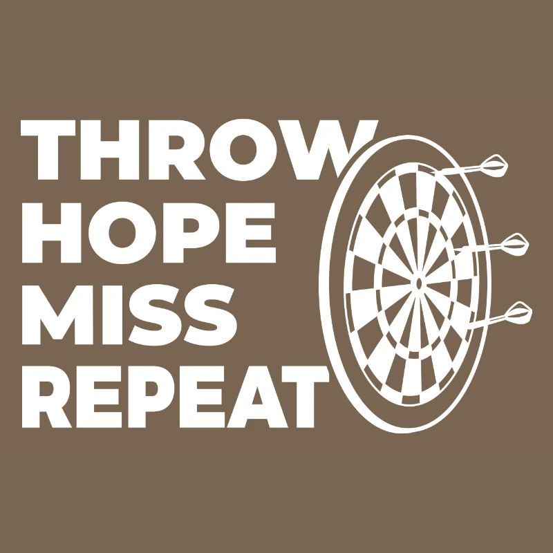 throwing, hoping, missing, repeating