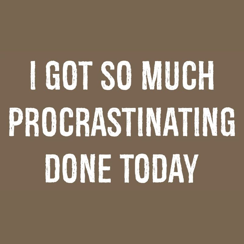 I got so much procrastinating done today funny