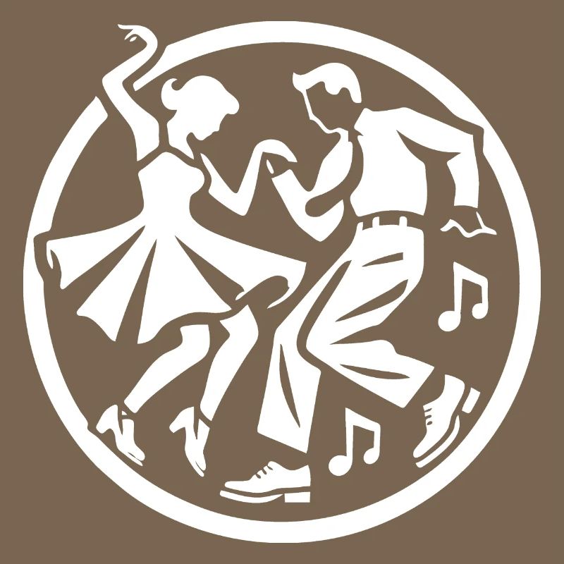 Conception de silhouette rock 'n' roll