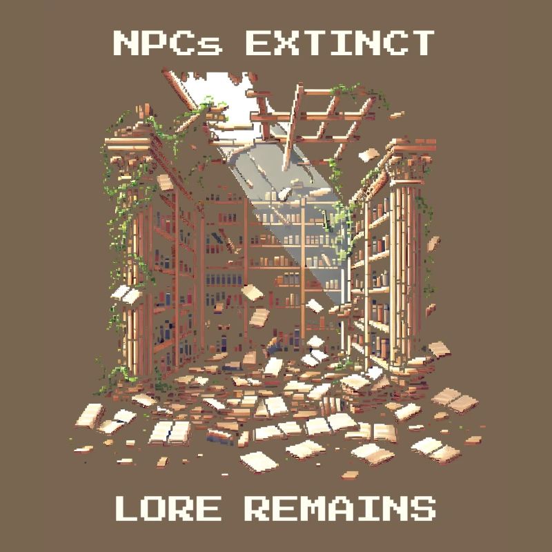 NPCs gone, lore stays | Post-apocalyptic