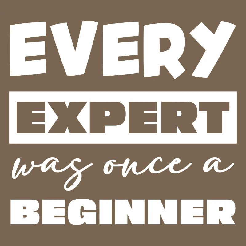Every expert was once a beginner