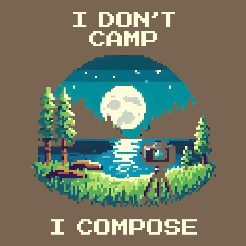 Je ne campe pas, je compose | Composition