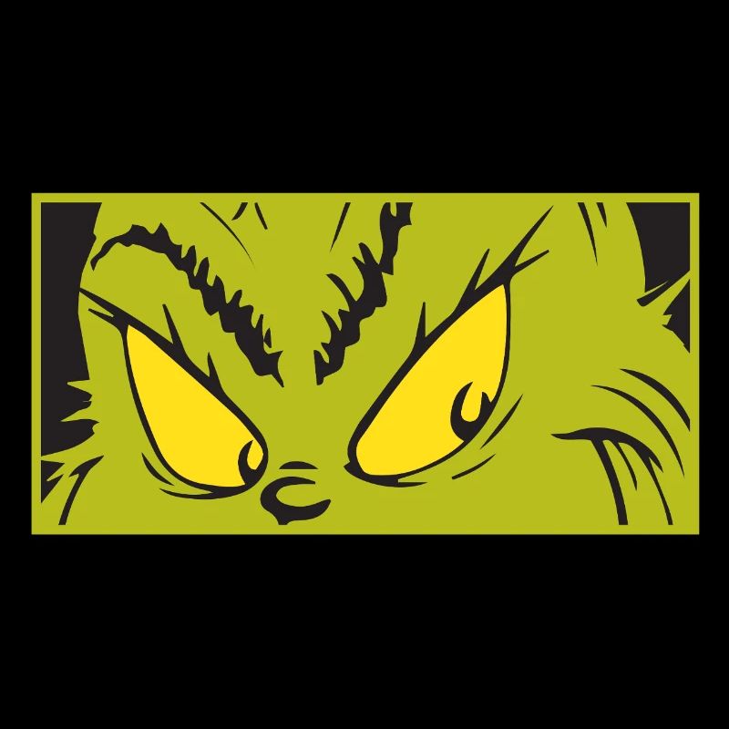 Le Grinch Gros Plan De Son Regard