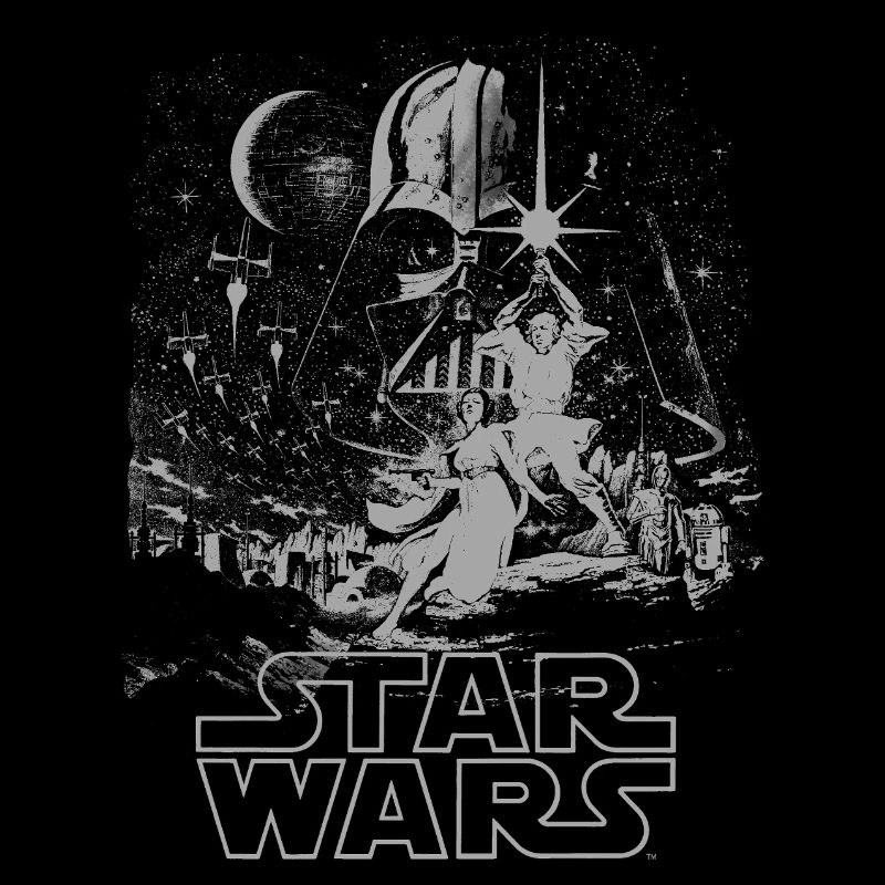 Star Wars Galaxie Mit Darth Vader Retro