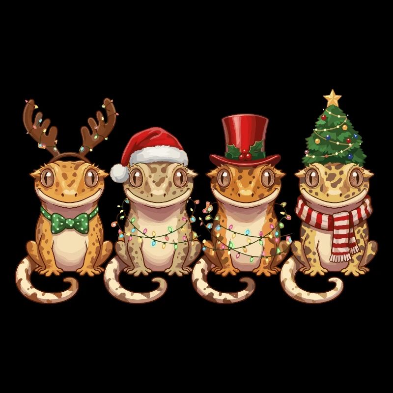 Lumières de Noël Gecko Couronne