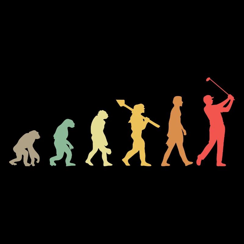 Golf Golfer Golf Évolution des golfeurs