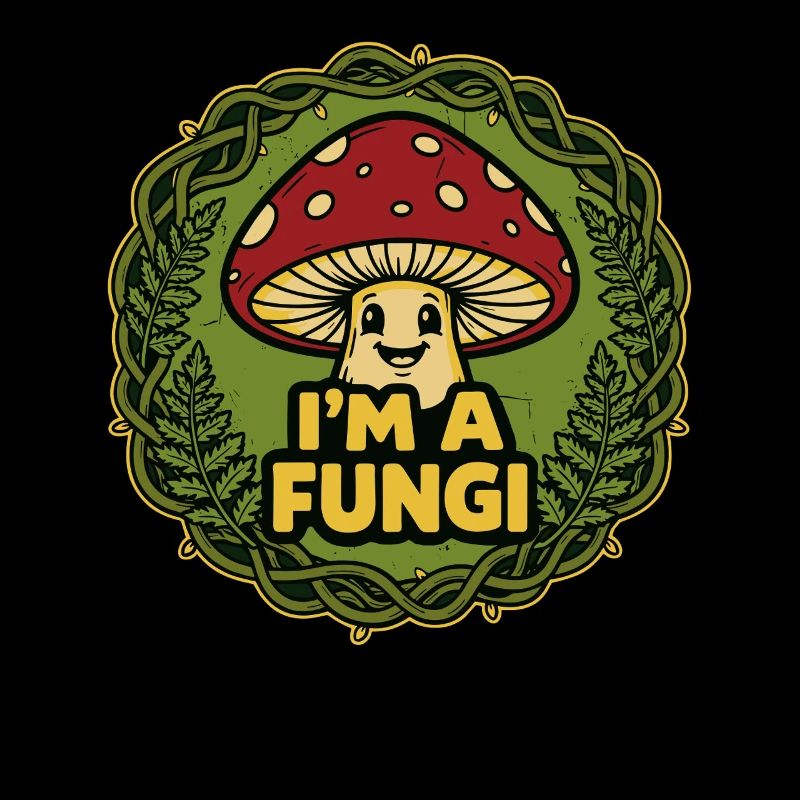 Je suis un champignon – Jeu de mots drôle avec des champignons