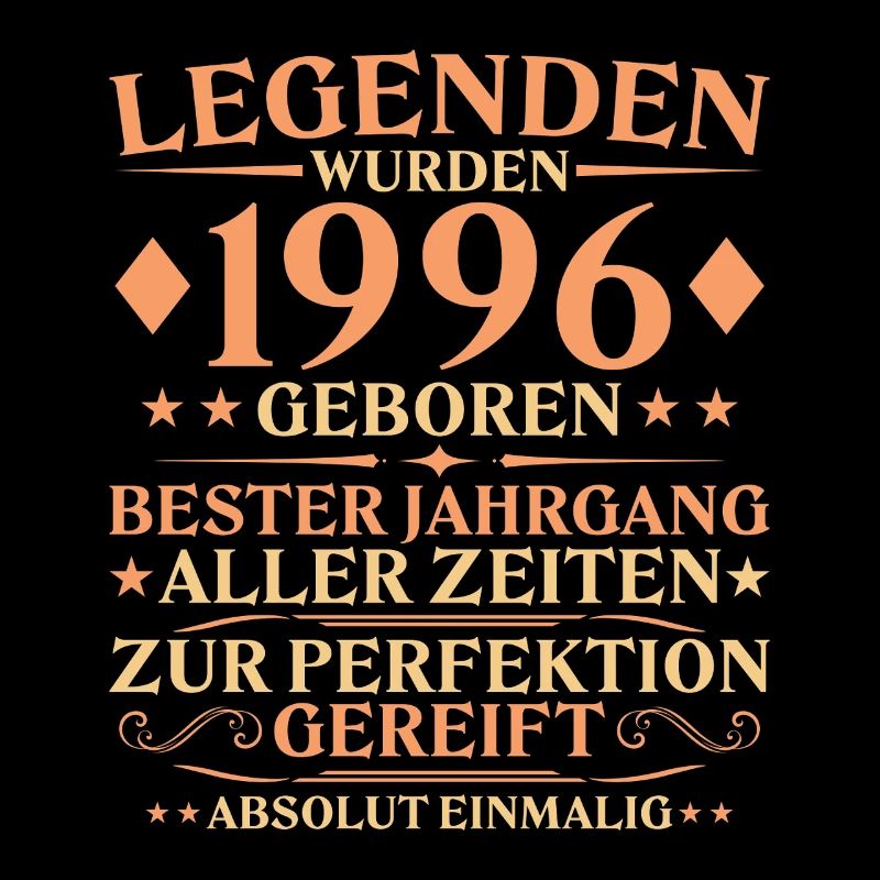 30th Birthday Unique 1996 Born